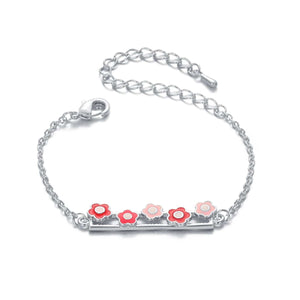 Planet Gates 14K Gold Plated Charm Cuff Adjustable Flower Bracelets Fashion kids Models Super Flash Jewelry for Women Girls