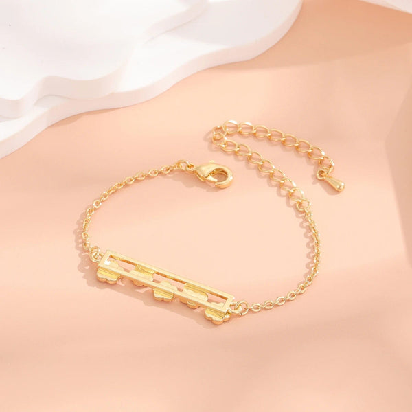 Planet Gates 14K Gold Plated Charm Cuff Adjustable Flower Bracelets Fashion kids Models Super Flash Jewelry for Women Girls