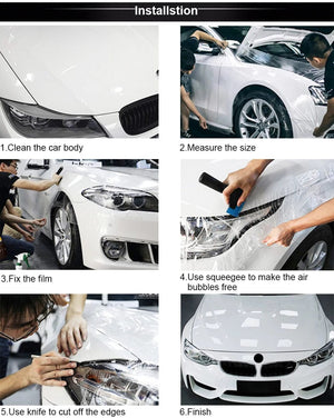 Planet Gates 15*100/200cm Car Protective Rhino Skin Stickers Anti-scratch Vehicle Body Paint Protection Vinyl Wrap Decals Film Auto Accessory