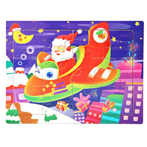 Planet Gates 15*11cm 3D Puzzle Cartoon Animals Wood Puzzle Kids Cognitive Jigsaw Puzzle Baby Wooden Toys Educational Toys for Children