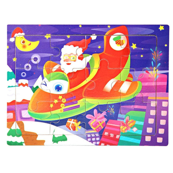 Planet Gates 15*11cm 3D Puzzle Cartoon Animals Wood Puzzle Kids Cognitive Jigsaw Puzzle Baby Wooden Toys Educational Toys for Children