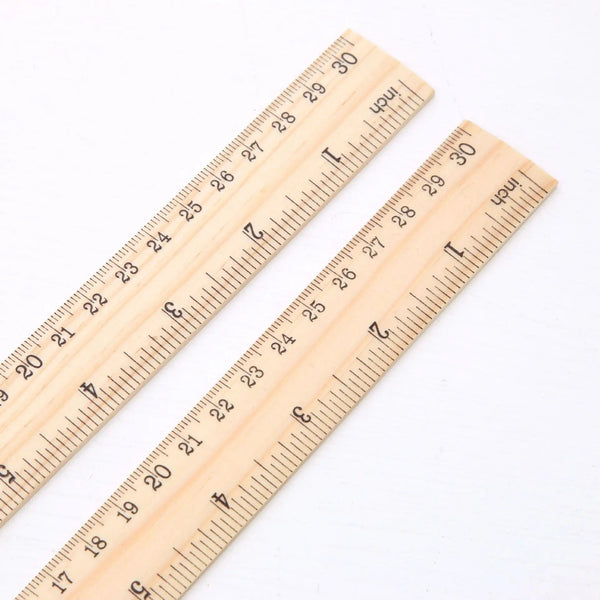 Planet Gates 15/20/30cm Wooden Straight Rulers Drawing Tool Desk Accessories Student Teacher Stationery School Office Supplies