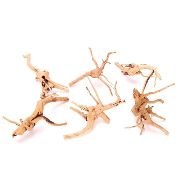 Planet Gates 15-20cm(3PCs) Natural Driftwood Cuckoo Roots Dead-wood Tree Trunk Micro Landscape Creative Reptile Cylinder Fish Tank Ornament Aquarium Decor