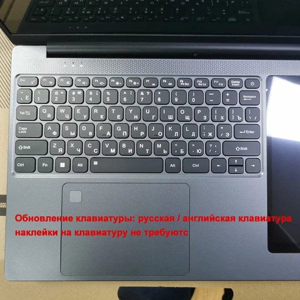 Planet Gates 15.6"+7" Dual Screen Laptop Intel Celeron N100 32GB 16GB DDR4 RGB Backlit Keyboard Computer Notebook Laptops Touch Screen