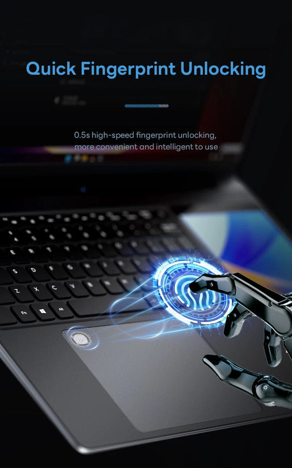 Planet Gates 15.6"+7" Dual Screen Laptop Intel Celeron N100 32GB 16GB DDR4 RGB Backlit Keyboard Computer Notebook Laptops Touch Screen