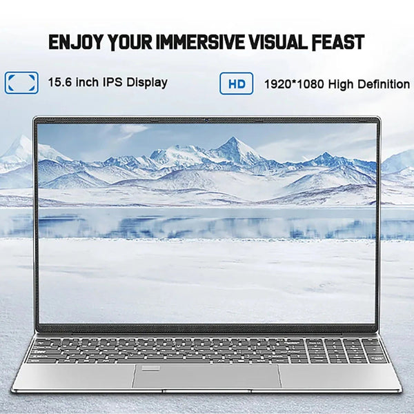 Planet Gates 15.6 Inch Laptop 32GB Ram 2TB SSD Windows 11 Notebook Pc Gamer Intel N5095 Office Computer with Backlit Fingerprint Wifi Camera