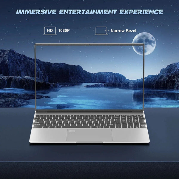 Planet Gates 15.6 Inch Laptop 32GB Ram 2TB SSD Windows 11 Notebook Pc Gamer Intel N5095 Office Computer with Backlit Fingerprint Wifi Camera