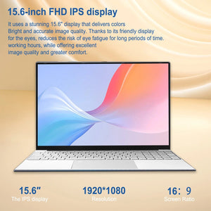 Planet Gates 15.6 Inch Laptop 32GB Ram 2TB SSD Windows 11 Notebook Pc Gamer N5095 Office Computer with Backlit Fingerprint Wifi Camera