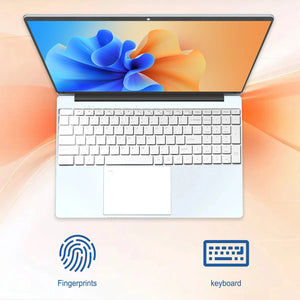 Planet Gates 15.6 Inch Laptop 32GB Ram 2TB SSD Windows 11 Notebook Pc Gamer N5095 Office Computer with Backlit Fingerprint Wifi Camera