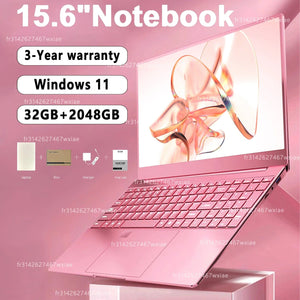 Planet Gates 15.6"Laptop Intel Celeron N5095 notebook gamer 32GB RAM 2TB SSD Office Study PC Computer Windows 11 1920*1080 Resolution laptop