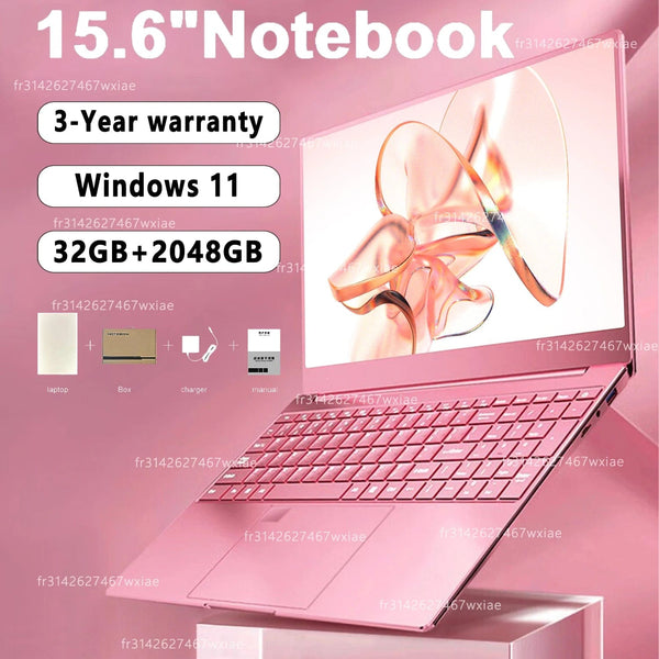 Planet Gates 15.6"Laptop Intel Celeron N5095 notebook gamer 32GB RAM 2TB SSD Office Study PC Computer Windows 11 1920*1080 Resolution laptop