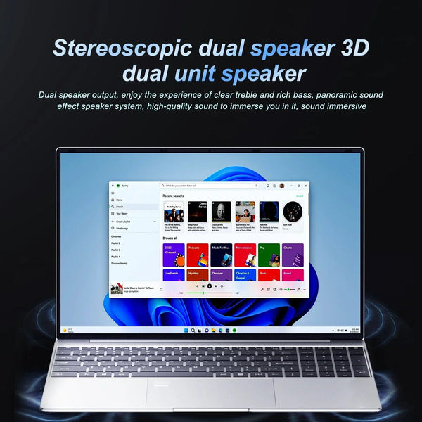 Planet Gates 15.6"Laptop Intel Celeron N5095 notebook gamer 32GB RAM 2TB SSD Office Study PC Computer Windows 11 1920*1080 Resolution laptop