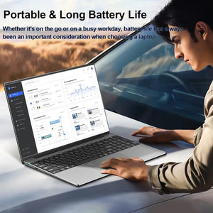 Planet Gates 15.6"Laptop Intel Celeron N5095 notebook gamer 32GB RAM 2TB SSD Office Study PC Computer Windows 11 1920*1080 Resolution laptop