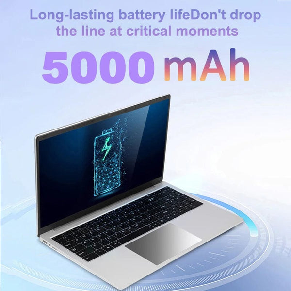 Planet Gates 15.6" Ultra Slim Laptop 16GB RAM 2TB SSD Intel N3700 Notebook Gamer  1920*1080  Display Office Study Computer PC Windows 11 Pro