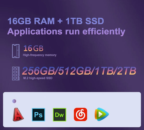 Planet Gates 15.6" Ultra Slim Laptop 16GB RAM 2TB SSD Intel N3700 Notebook Gamer  1920*1080  Display Office Study Computer PC Windows 11 Pro