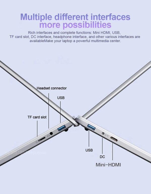 Planet Gates 15.6" Ultra Slim Laptop 16GB RAM 2TB SSD Intel N3700 Notebook Gamer  1920*1080  Display Office Study Computer PC Windows 11 Pro