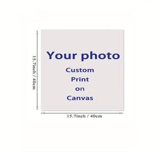 Planet Gates 15.7x15.7inch/40x40cm-unframed / Pic1 Customizable Unframed Poster Personalized Photo on Canvas Ideal Gift for Bedroom Living Room Corridor Wall Art Winter Decor Room Decoration