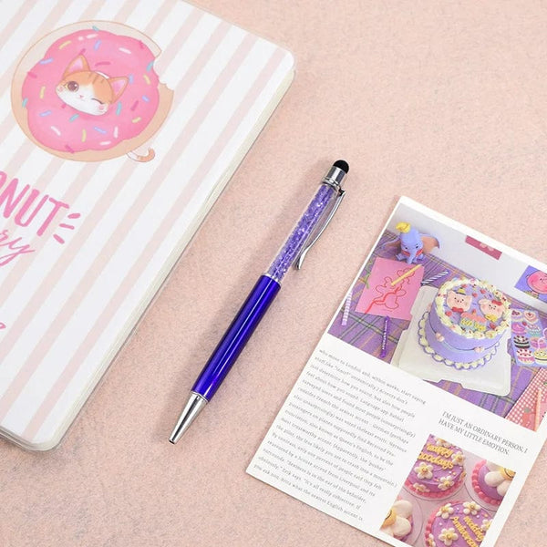 Planet Gates 15 / black Multicolor Metal Crystal Ballpoint Pen Custom Logo Pen Wedding Souvenir Advertising Gift School Teacher Office Stationery Pens