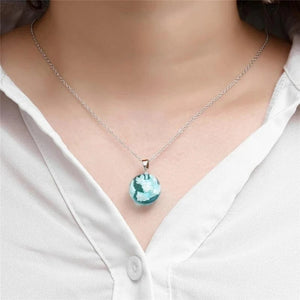Planet Gates 15 Chic Transparent Noctilucent Resin Rould Ball White Cloud Eagle Pendant Necklace Blue Sky Moon Choker Jewelry Women Gift