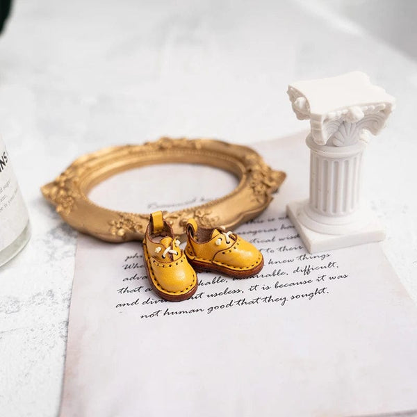 Planet Gates 15 / CHINA Blythe Baby Shoes Mini Toy Accessories OB22 Shoes Checker Shoes Small Cloth UFDOLL Mini Body OB24 Handmade Cowhide Shoes