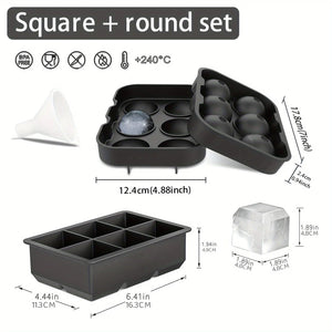 Planet Gates 15 grid Cube Diamond Rose Shaped Ice Cube Mould Food Grade Silicone Square Round Ice Cube Maker Tray High Quality Mold For Bar Making Drinks