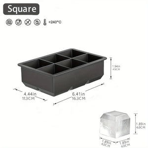 Planet Gates 15 grid Cube Diamond Rose Shaped Ice Cube Mould Food Grade Silicone Square Round Ice Cube Maker Tray High Quality Mold For Bar Making Drinks