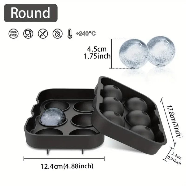 Planet Gates 15 grid Cube Diamond Rose Shaped Ice Cube Mould Food Grade Silicone Square Round Ice Cube Maker Tray High Quality Mold For Bar Making Drinks