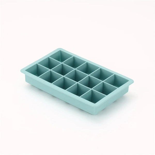 Planet Gates 15 Grid Silicone Ice Cube Mold Big Square Ice Cube Tray Mold Ice Cube Maker Non-toxic Durable Bar Pub Wine Ice Blocks Maker