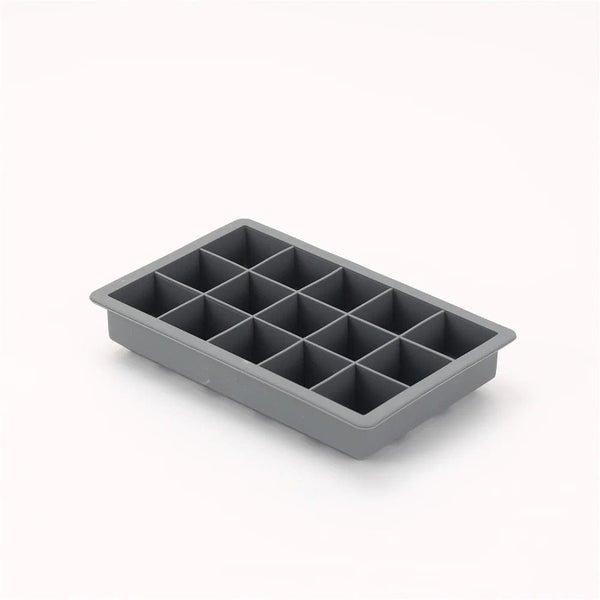Planet Gates 15 Grid Silicone Ice Cube Mold Big Square Ice Cube Tray Mold Ice Cube Maker Non-toxic Durable Bar Pub Wine Ice Blocks Maker