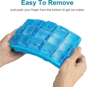 Planet Gates 15 Grid Silicone Ice Cube Mold Big Square Ice Cube Tray Mold Ice Cube Maker Non-toxic Durable Bar Pub Wine Ice Blocks Maker