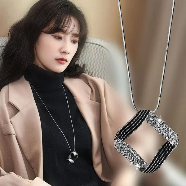 Planet Gates 15 Women Pendant Necklaces Drop Long Paragraph Sweater Chain  Decorative Crystal Necklace Pendant