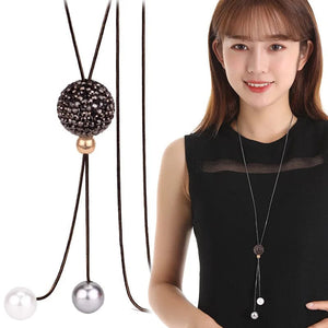 Planet Gates 15 Women Pendant Necklaces Drop Long Paragraph Sweater Chain  Decorative Crystal Necklace Pendant