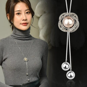 Planet Gates 15 Women Pendant Necklaces Drop Long Paragraph Sweater Chain  Decorative Crystal Necklace Pendant