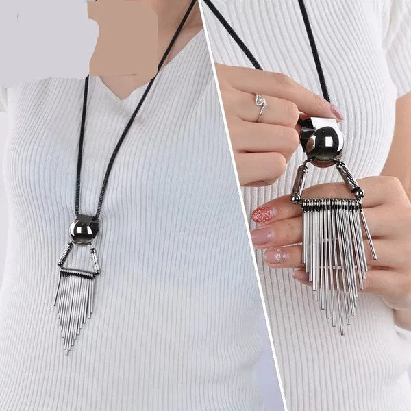 Planet Gates 15 Women Pendant Necklaces Drop Long Paragraph Sweater Chain  Decorative Crystal Necklace Pendant