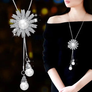 Planet Gates 15 Women Pendant Necklaces Drop Long Paragraph Sweater Chain  Decorative Crystal Necklace Pendant