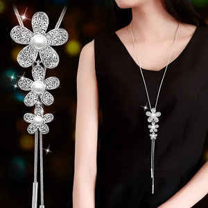 Planet Gates 15 Women Pendant Necklaces Drop Long Paragraph Sweater Chain  Decorative Crystal Necklace Pendant