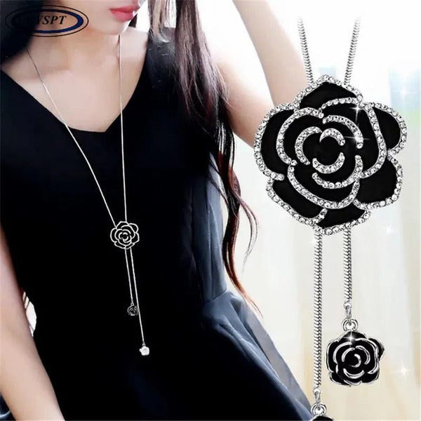 Planet Gates 15 Women Pendant Necklaces Drop Long Paragraph Sweater Chain  Decorative Crystal Necklace Pendant