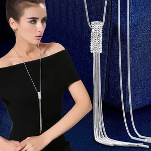 Planet Gates 15 Women Pendant Necklaces Drop Long Paragraph Sweater Chain  Decorative Crystal Necklace Pendant