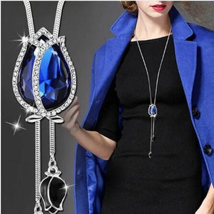 Planet Gates 15 Women Pendant Necklaces Drop Long Paragraph Sweater Chain  Decorative Crystal Necklace Pendant