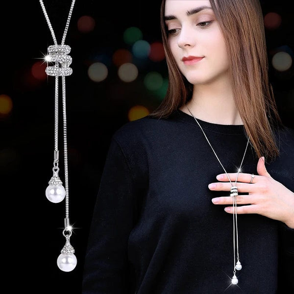 Planet Gates 15 Women Pendant Necklaces Drop Long Paragraph Sweater Chain  Decorative Crystal Necklace Pendant