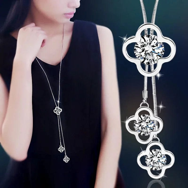 Planet Gates 15 Women Pendant Necklaces Drop Long Paragraph Sweater Chain  Decorative Crystal Necklace Pendant