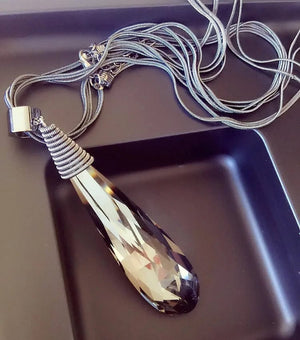 Planet Gates 15 Women Pendant Necklaces Drop Long Paragraph Sweater Chain  Decorative Crystal Necklace Pendant