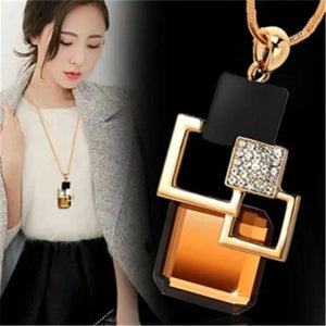 Planet Gates 15 Women Pendant Necklaces Drop Long Paragraph Sweater Chain  Decorative Crystal Necklace Pendant