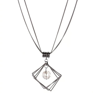 Planet Gates 15 Women Pendant Necklaces Drop Long Paragraph Sweater Chain  Decorative Crystal Necklace Pendant