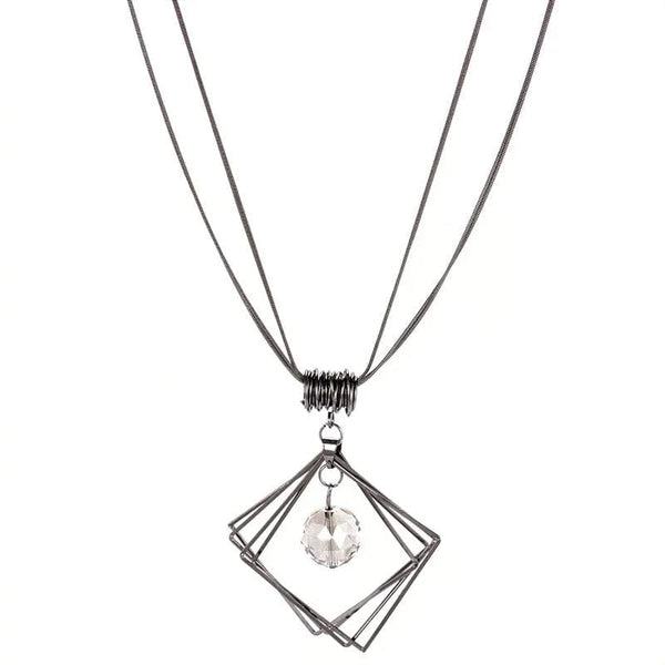 Planet Gates 15 Women Pendant Necklaces Drop Long Paragraph Sweater Chain  Decorative Crystal Necklace Pendant