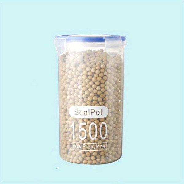 Planet Gates 1500ml 1pc Sealed Kitchen Storage Jar for Cereal and Miscellaneous Food - Easy to Use and Organize Kitchen Accessory