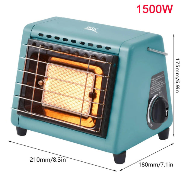 Planet Gates 1500W 1 / CHINA Camp Heater For Tent Outdoor Camping Gas Heater Stove With Portable Handle Camping Stove Indoor Heater Heating Oven Burner