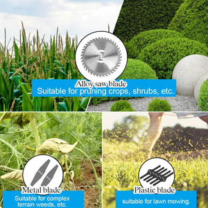 Planet Gates 1500W 7 Inch Cordless Electric Lawn Mower Length Adjustable Handheld Rechargeable Garden Pruning Tools For Makita 18V Battery