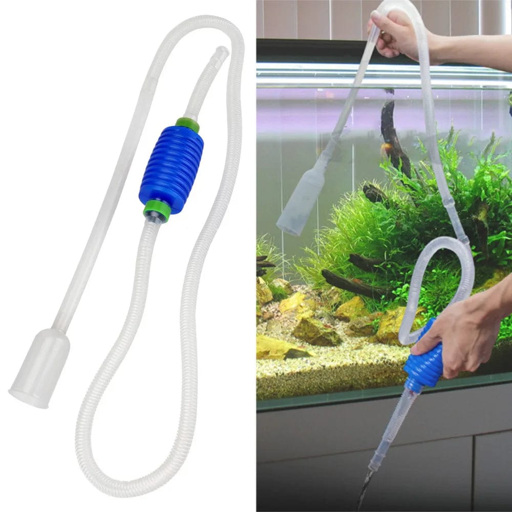Planet Gates 150CM Aquarium Siphon Fish Tank Syphon Vacuum Cleaner Pump Semi-automatic Water Change Changer Gravel Water Filter Acuario Accessories