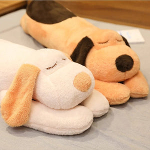 Planet Gates 150CM Giant Lovely Soft Down Cotton Dog Plush Pillow Doll Stuffed Pet Doll Baby Long Sleep Pillow Accompany Gift for Girlfriend